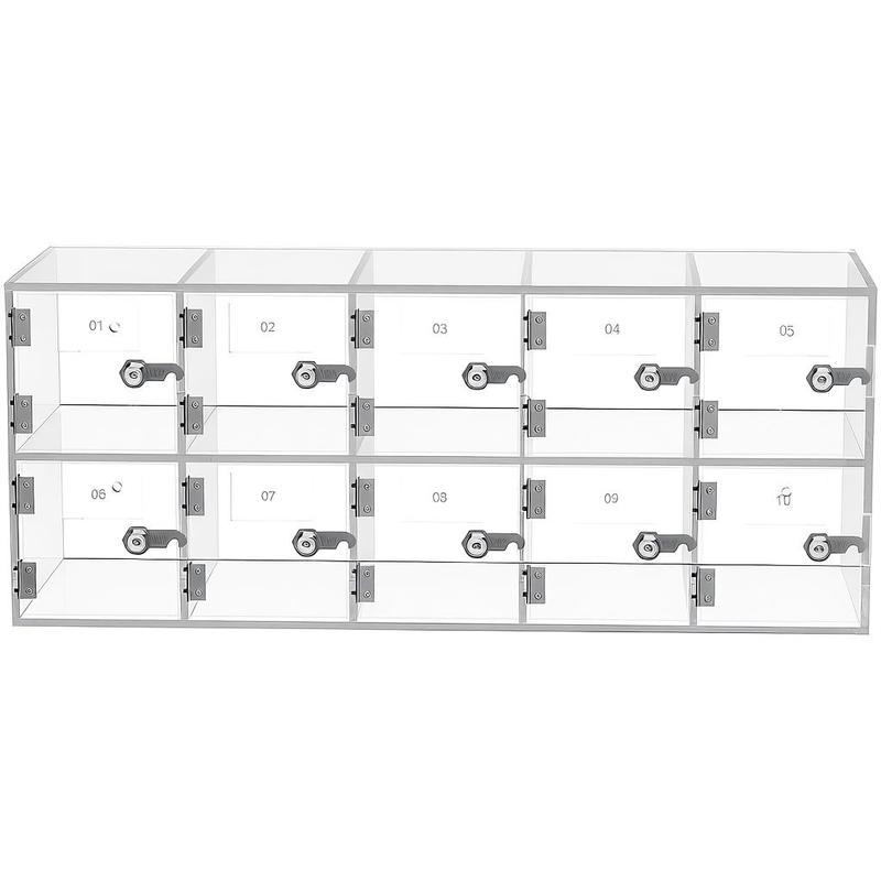 Office Storage Cabinet - خزانة تخزين للهواتف المحمولة، 10 فتحات