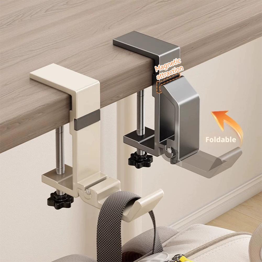 Office Furniture Installation - خطاف مكتب قابل للطي بدون حفر،
