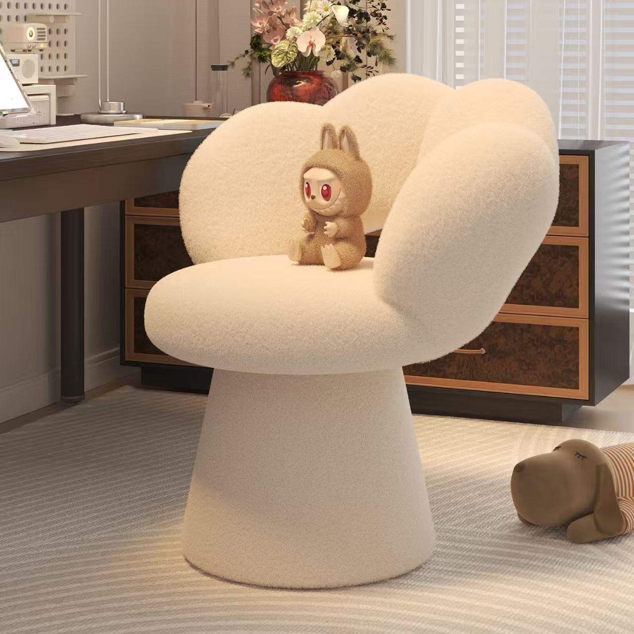 Office Furniture Modern - كرسي مكتب منزلي مريح مع دعم
