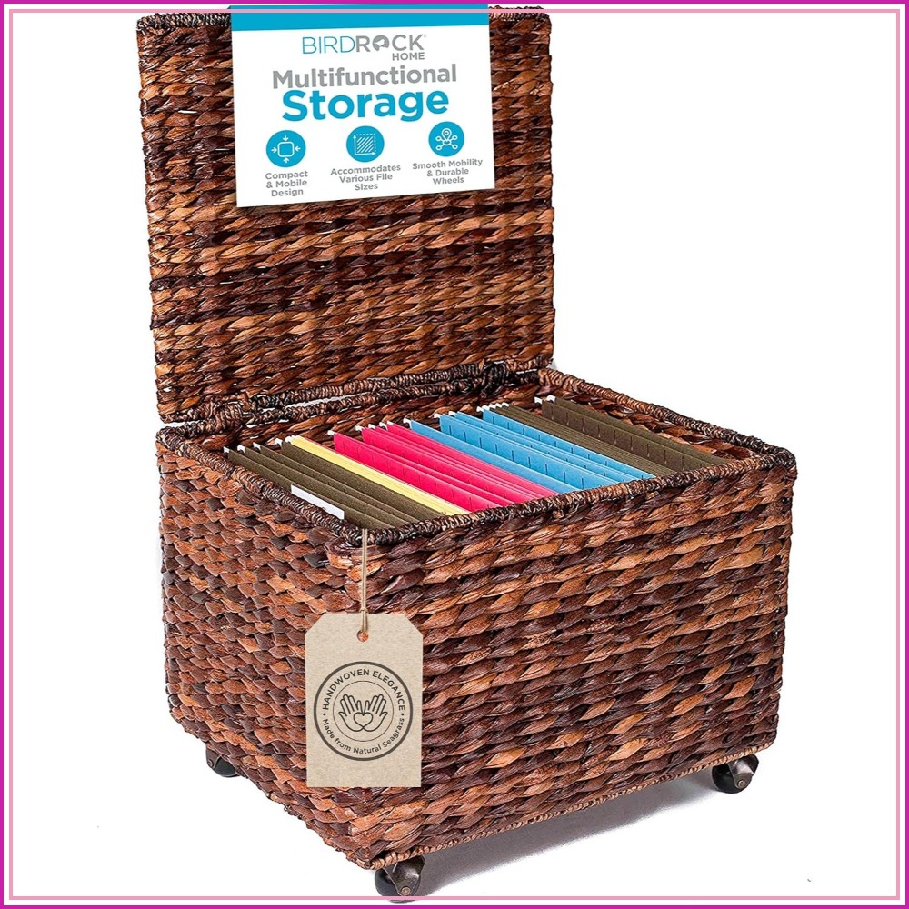 Office Storage Cabinet - خزانة ملفات متحركة مصنوعة يدويًا مع