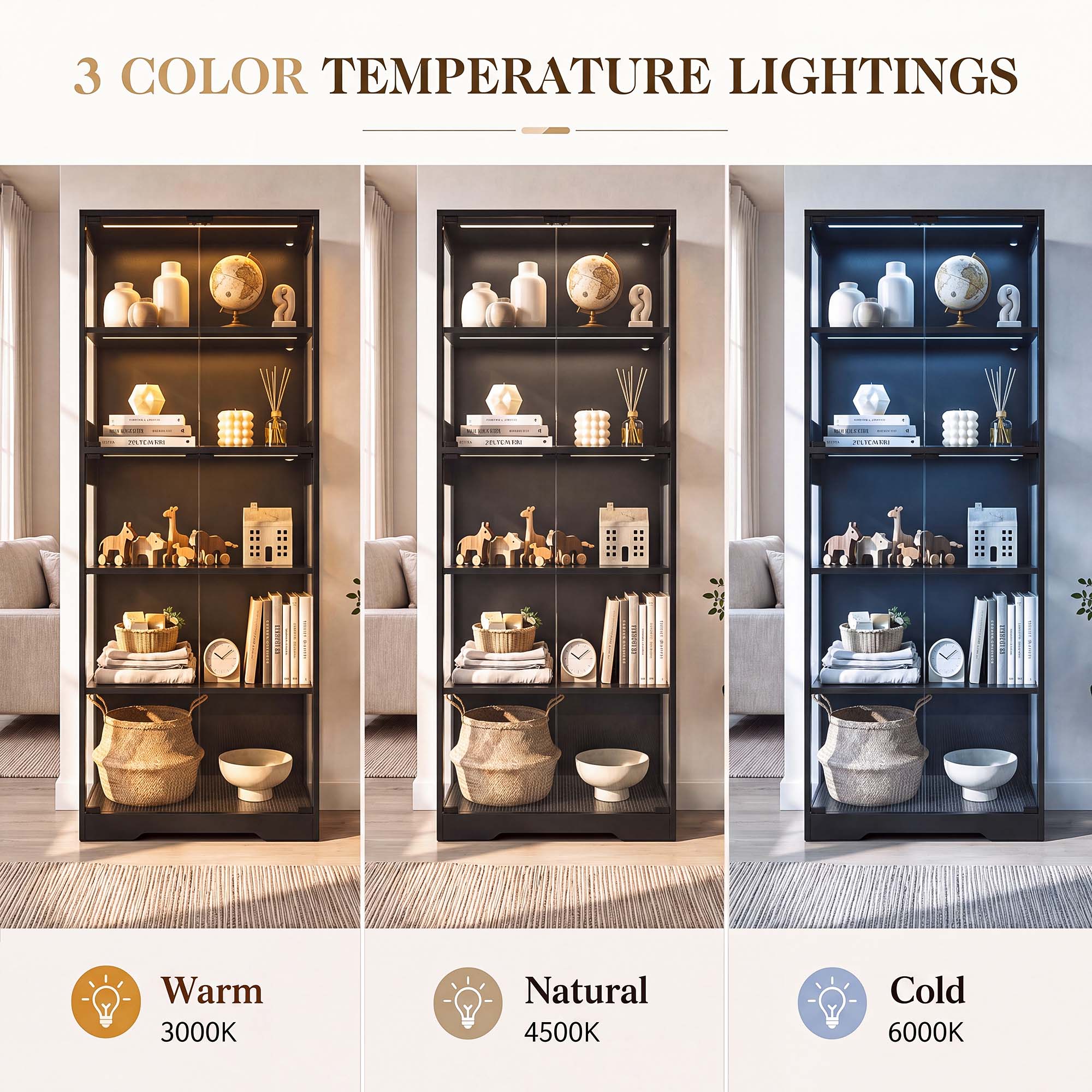 خزانة عرض TCGBKAF ذات 5 طبقات  - مراجعة Office Storage Cabinet وسعره