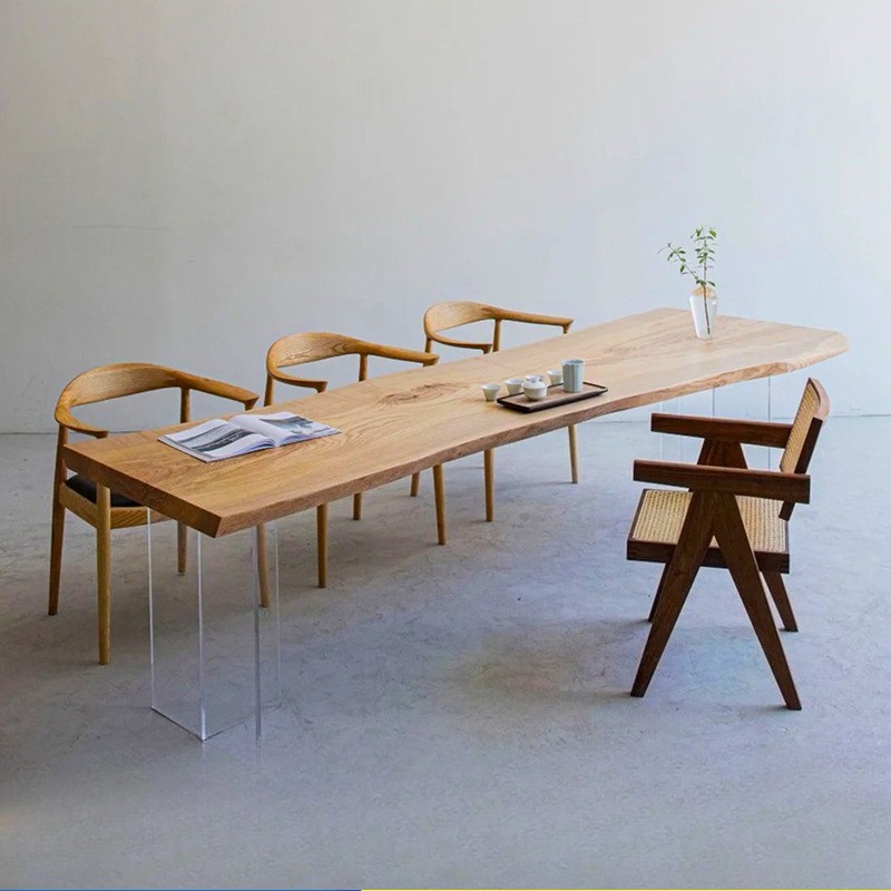 طاولة عائمة من الخشب الصلب وال - مراجعة Office Furniture Modern وسعره