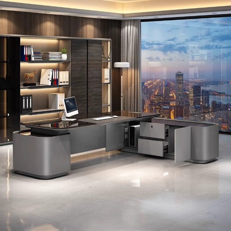 مخصص. مكتب تنفيذي مطلي فاخر، أ - مراجعة Office Furniture Custom وسعره