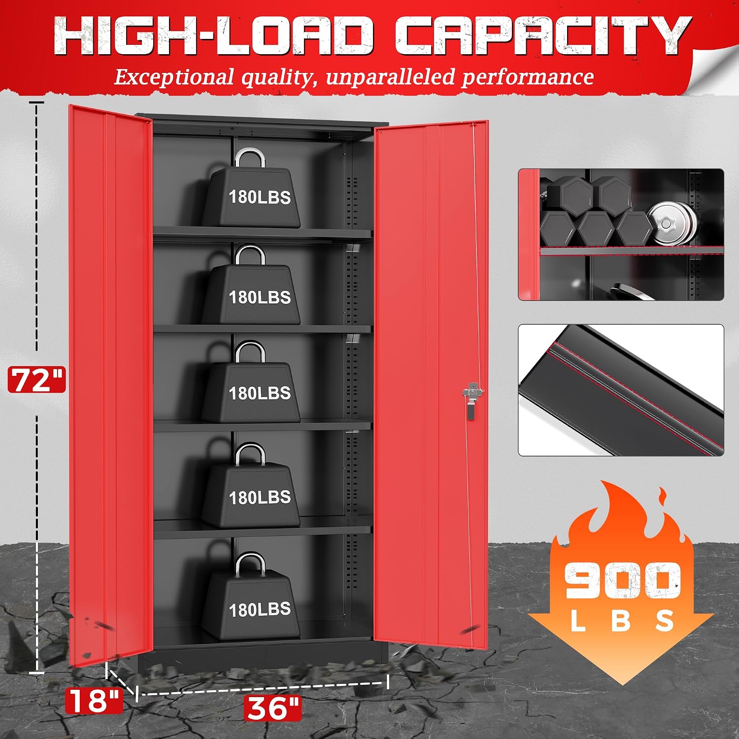 خزانة تخزين معدنية متينة للمرآ - مراجعة Office Storage Cabinet وسعره