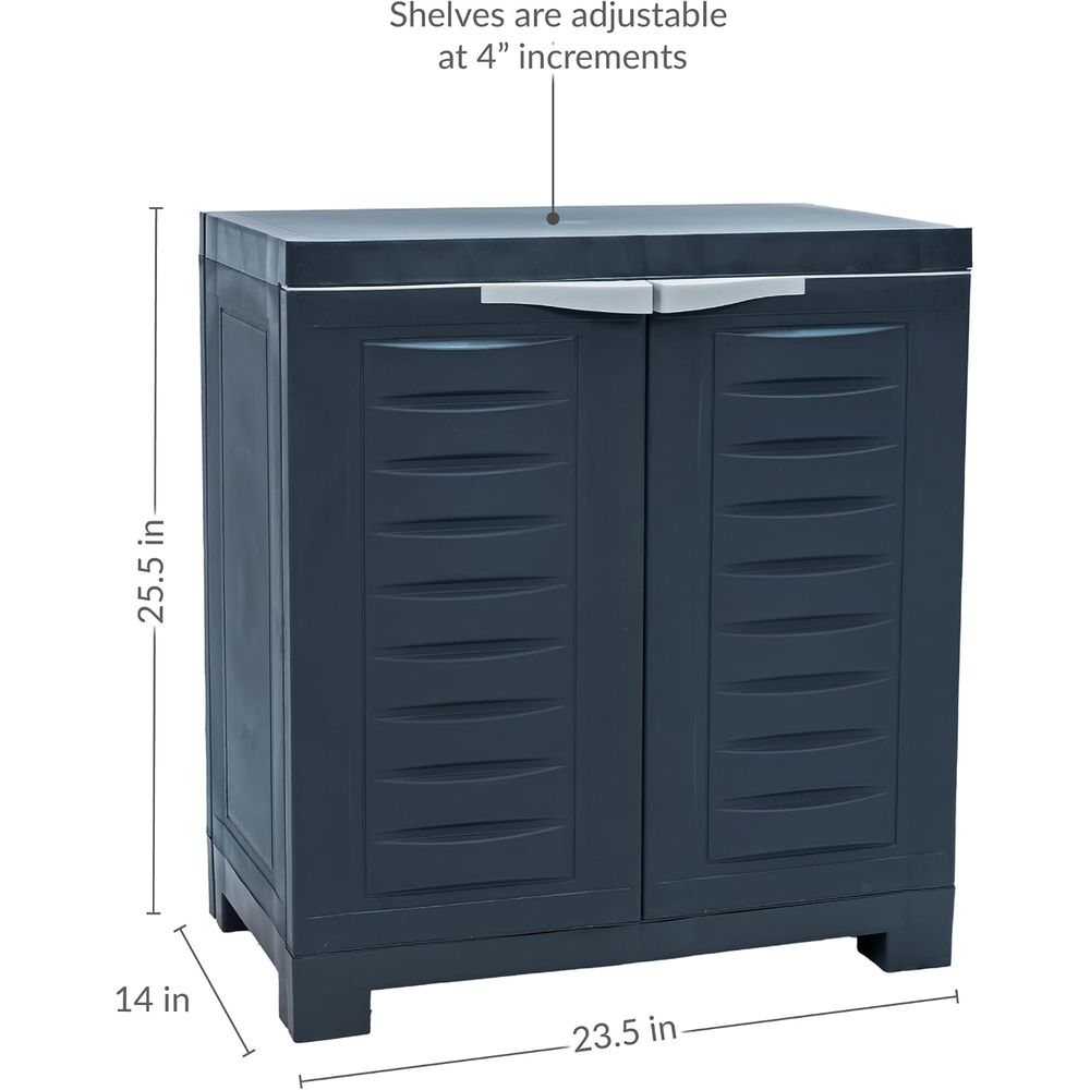 خزانة تخزين للمرآب من الراتنج  - مراجعة Office Storage Cabinet وسعره