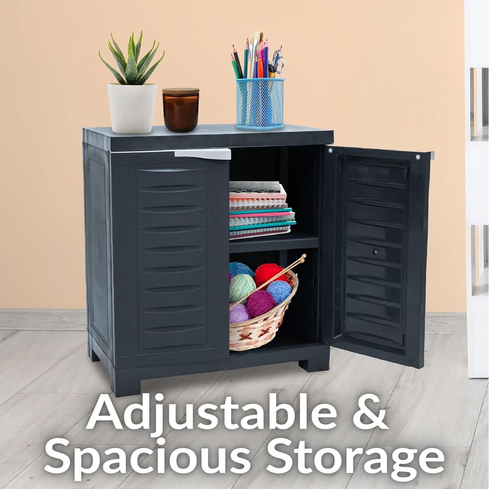 خزانة تخزين للمرآب من الراتنج  - مراجعة Office Storage Cabinet وسعره