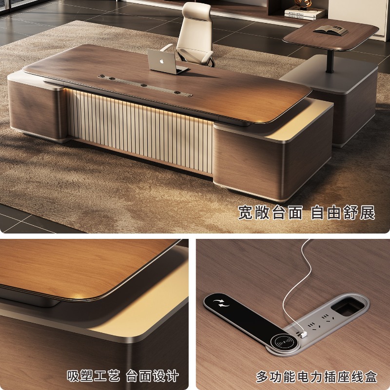 مكتب رئيس تنفيذي فاخر وعصري لل - مراجعة Office Furniture Custom وسعره