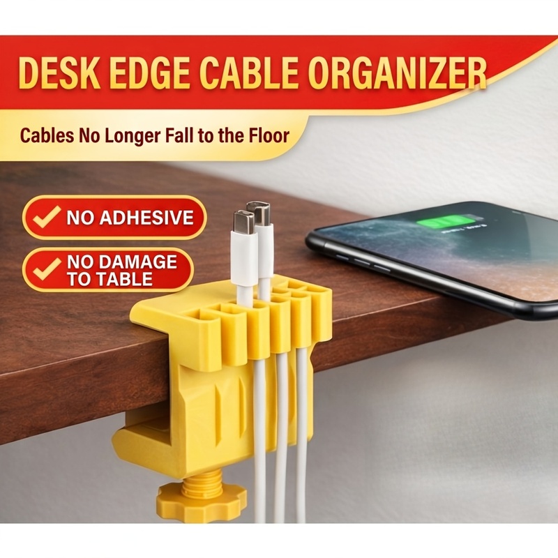 3 مشابك لإدارة الكابلات على سط - مراجعة Office Furniture Installation وسعره