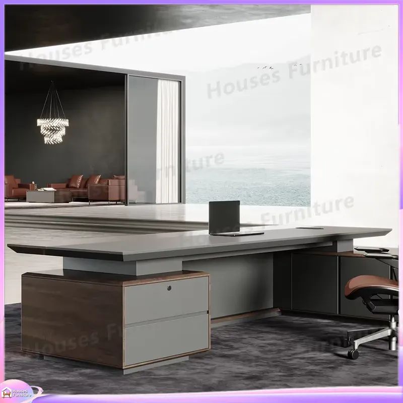 مكتب تنفيذي فاخر من الخشب الصل - مراجعة Office Furniture Modern وسعره