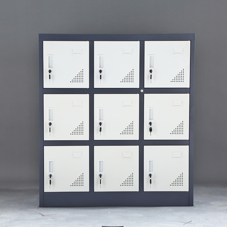 خزانة معدنية بـ 9 أبواب لتخزين - مراجعة Office Storage Cabinet وسعره