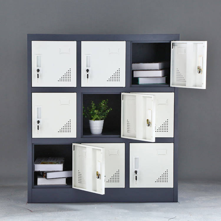 خزانة معدنية بـ 9 أبواب لتخزين - مراجعة Office Storage Cabinet وسعره