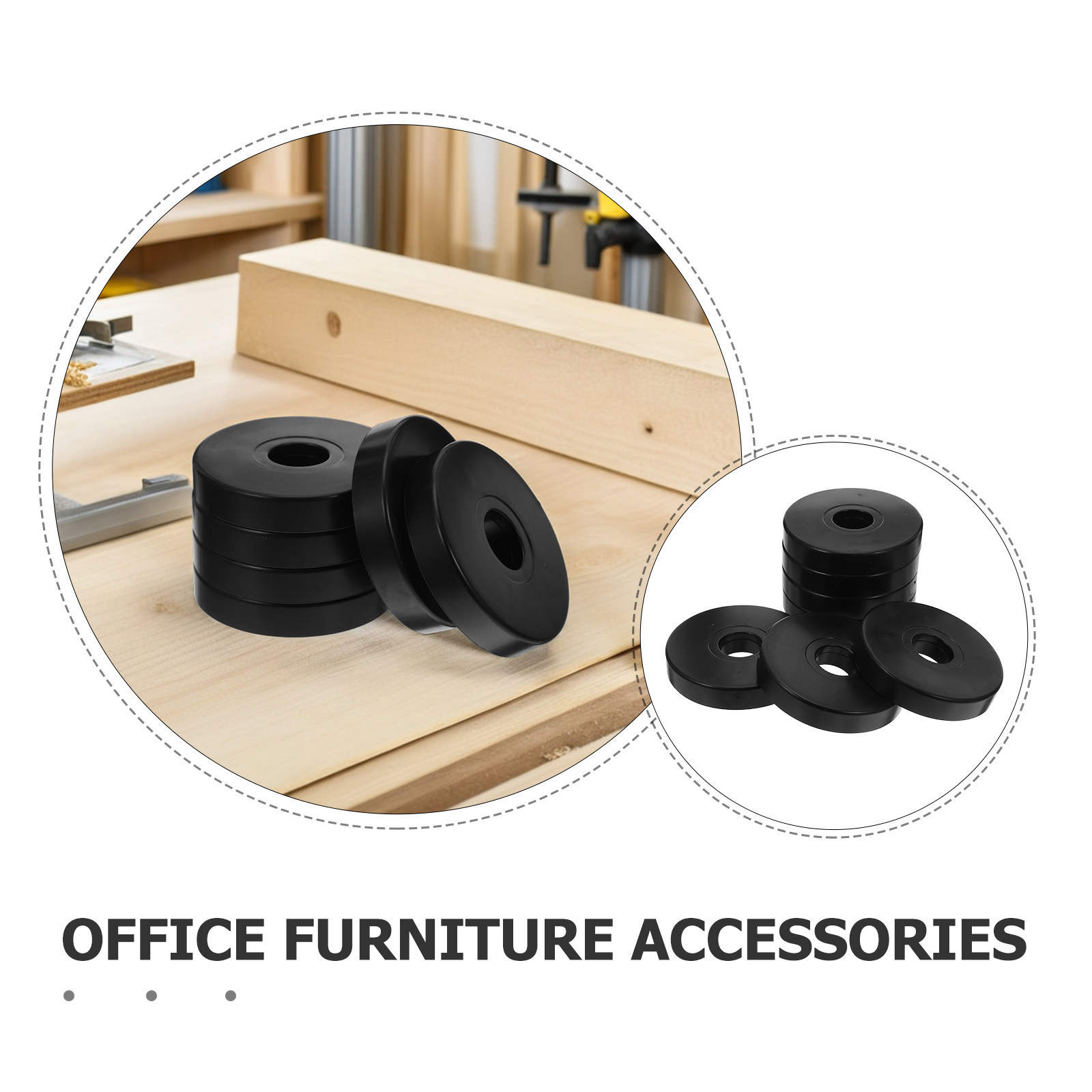 12 قطعة من وسائد العجلات الدائ - مراجعة Office Furniture Equipment وسعره