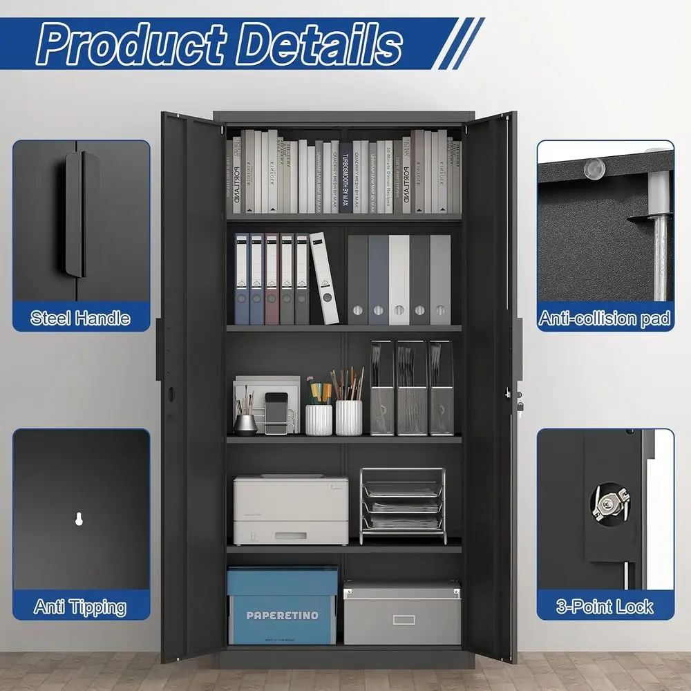 خزانة تخزين معدنية متينة بـ 72 - مراجعة Office Storage Cabinet وسعره