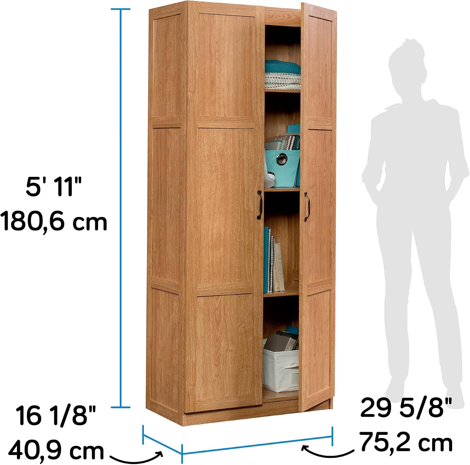 خزانة تخزين طويلة، وحدة تنظيم  - مراجعة Office Storage Cabinet وسعره
