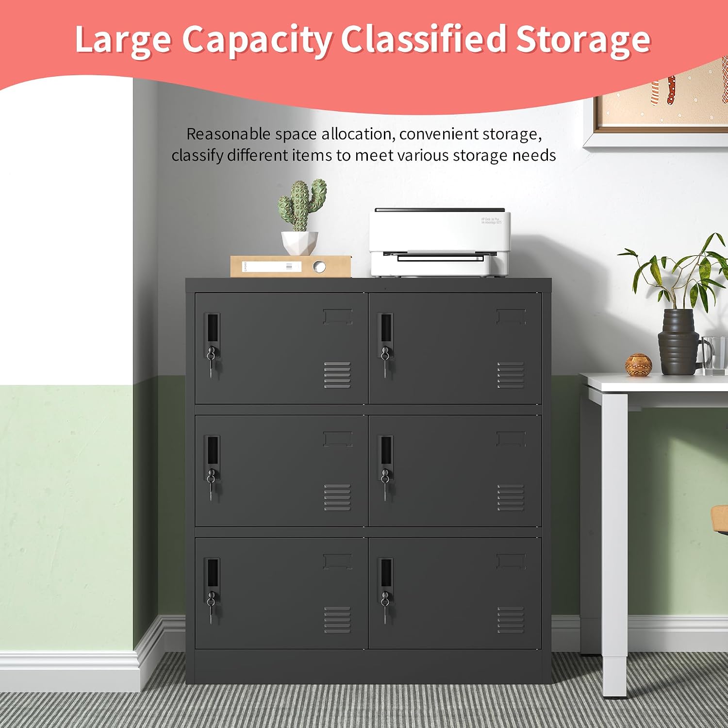 خزائن معدنية للموظفين، خزانة ت - مراجعة Office Storage Cabinet وسعره
